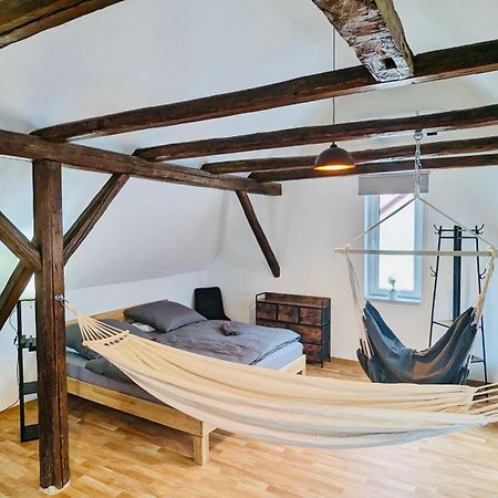 Die Arche - Eigene Haushaelfte Im Stadtzentrum Arnstadt Esterno foto
